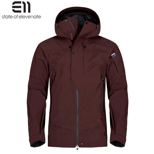 エレベネート Elevenate メンズ ピュア ジャケット Men's Pure Jacket (Maroon Brown)