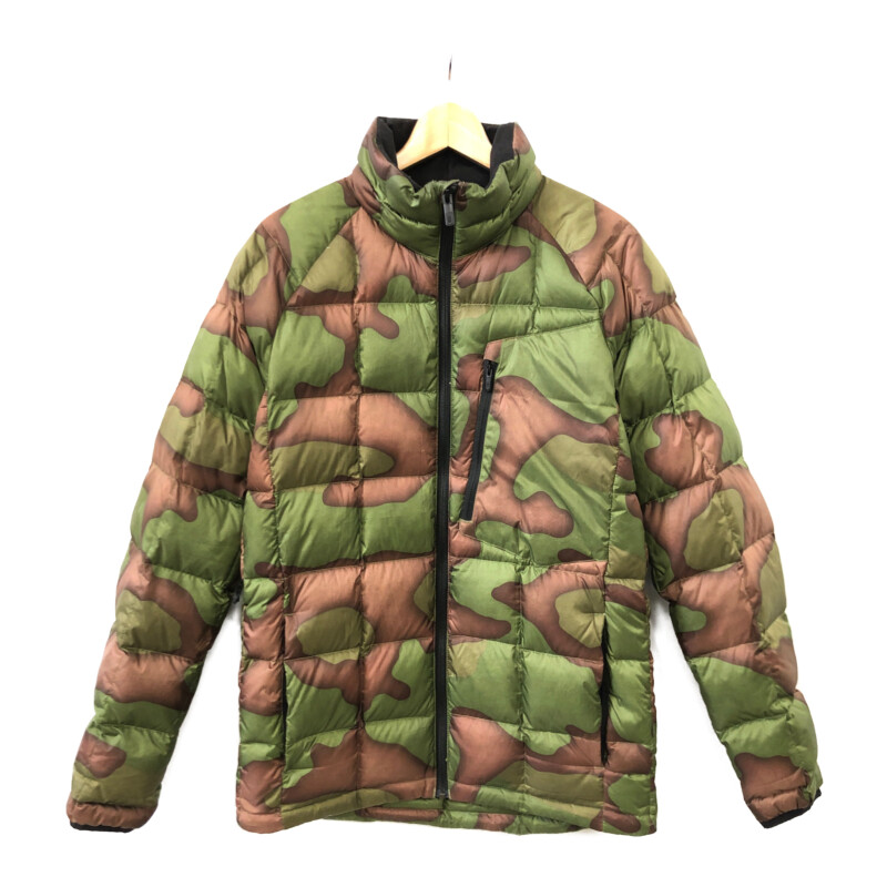 【中古】BURTON バートン INSULATOR DOWN JKT ダウンジャケット サイズS カラー：迷彩 アウトドア用品 万代Net店