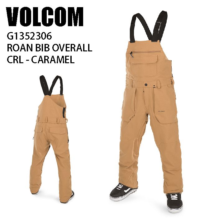 VOLCOM ボルコム ウェア ROAN BIB OVERALL 22-23 CRL メンズ ビブ パンツ スノーボード ST